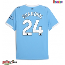 Camiseta Manchester City Josko Gvardiol #24 Primera Equipación 2025-26 manga corta